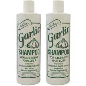 Nutrine Garlic Shampoo Unscented 16oz Pack of 2