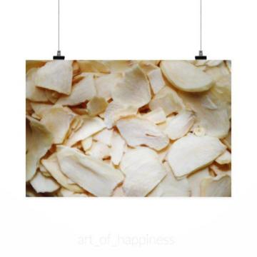 Stunning Poster Wall Art Decor Dried Garlic Spice Cooking Meal 36x24 Inches