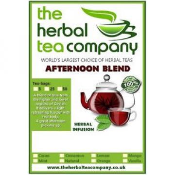 Black garlic Afternoon Blend Tea Bags 25 Pack With A Hint Of Orange