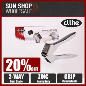 100% Genuine!! D.LINE 2 Way Dual Blade Zinc Alloy Garlic Slicer and Crusher!