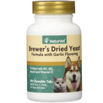 NATURVET DOG BREWER YEAST GARLIC 100 COUNT