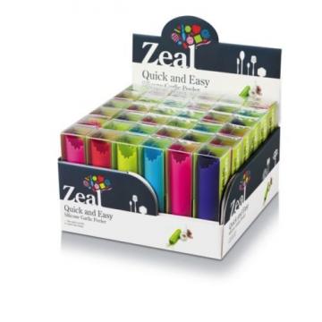 CKS Zeal - Silicone Garlic Peeler/Ripper Assorted colours