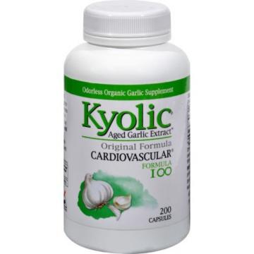 Kyolic Aged Garlic Extract Cardiovascular Formula 100 - 200 Capsules