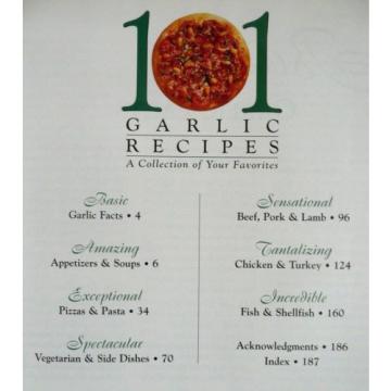 Garlic Recipes Cookbook Italian Mexican Chinese Indian pizza pasta appetizers
