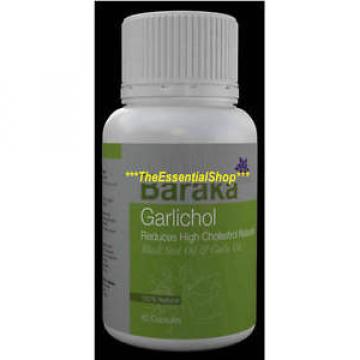 BARAKA GARLICHOL 500mg 60 Caps Black Seed &amp;Garlic 100%-POSITIVE-SELLER